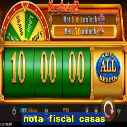 nota fiscal casas bahia 2 via